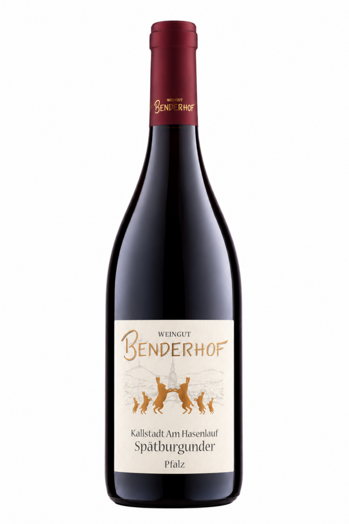 Flasche Spätburgunder Kallstadt Am Hasenlauf – Weingut Benderhof