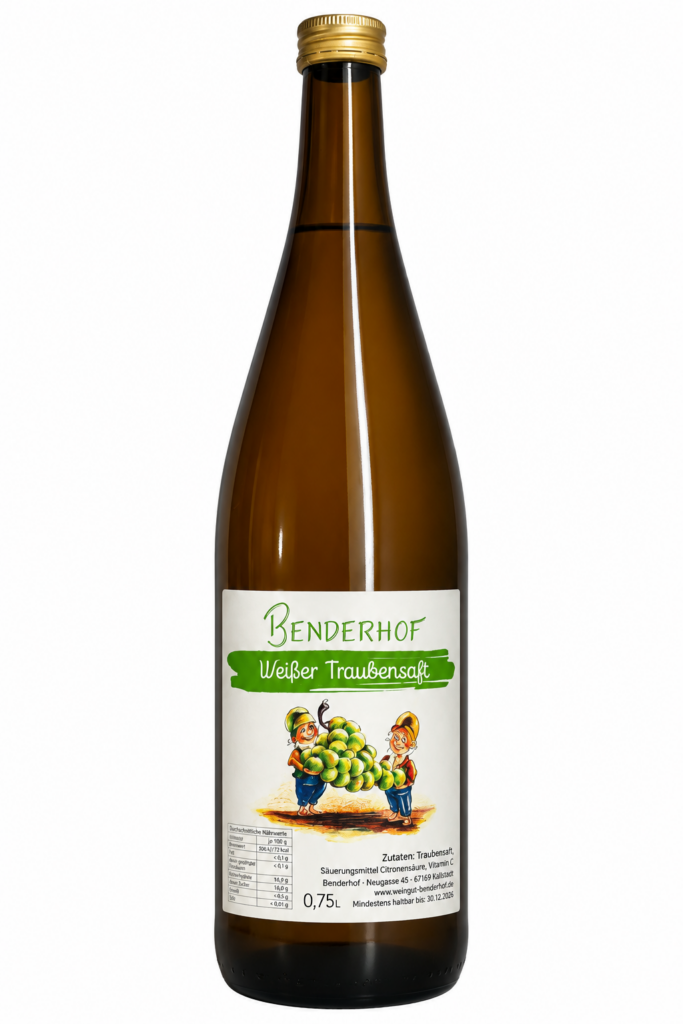 Pfälzer Traubensaft weiß